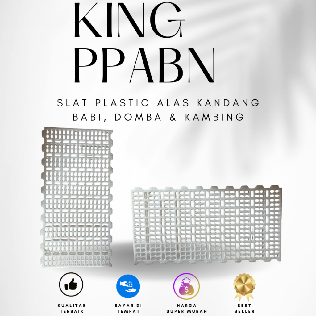 Slat Plastik 48 x 99 cm | Alas Kandang Kambing | Domba | Babi | KING PPABN