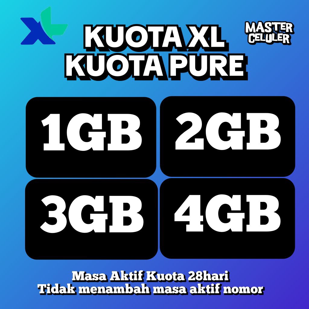 ISI ULANG KUOTA XL DATA PURE