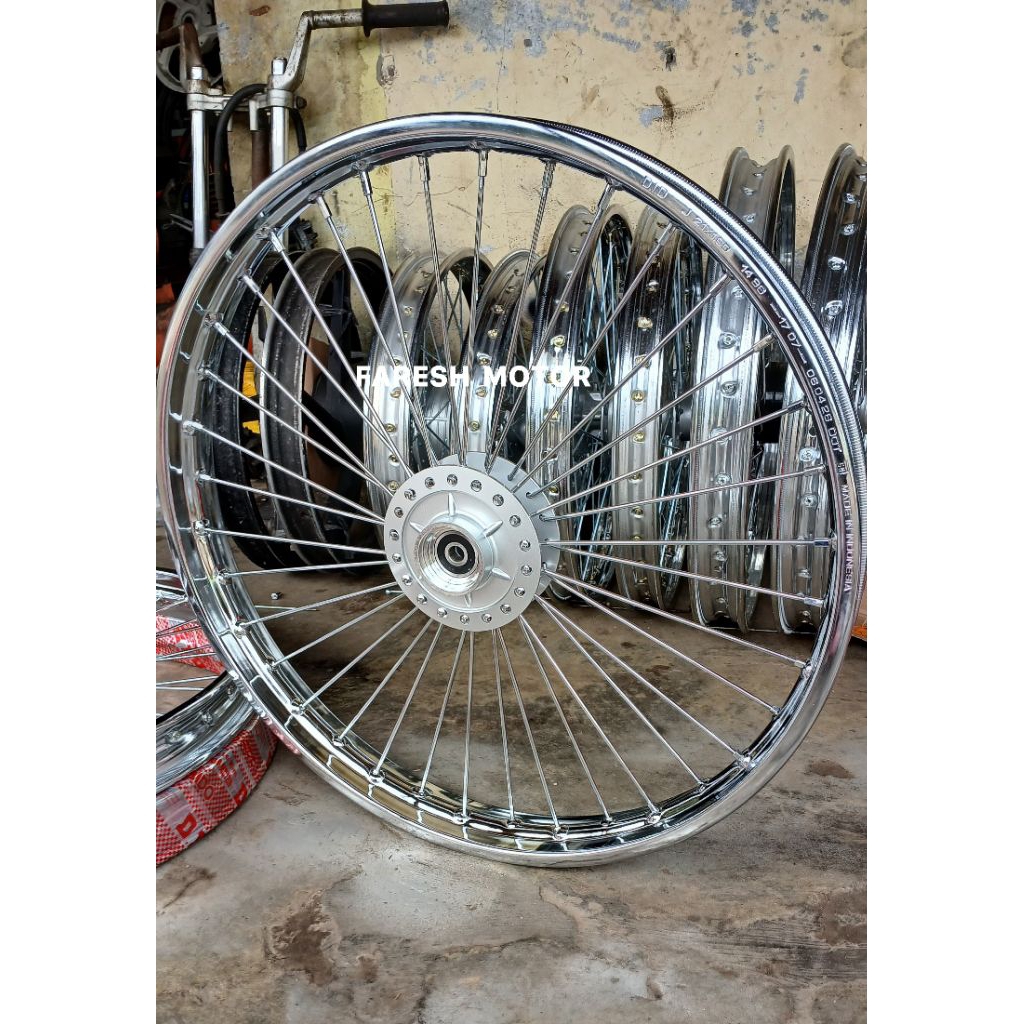 velg pelek Chopper ring 21x160 honda siap pakai