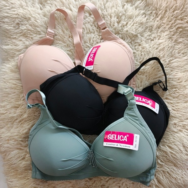 BH / Bra Jumbo / Cup Besar Merk Selica 50169 Tanpa Kawat Ukuran 46 - 52