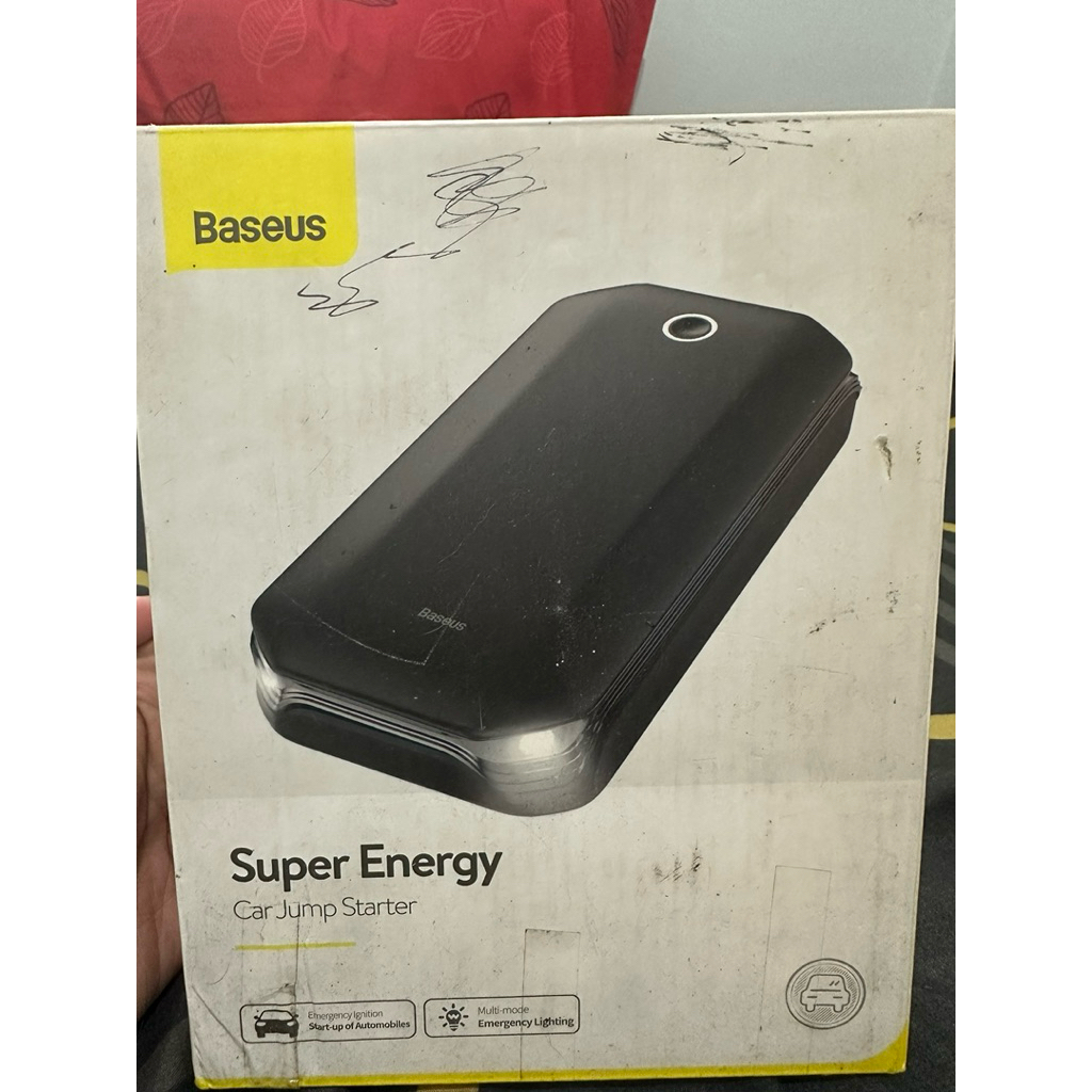 baseus power bank + jumper