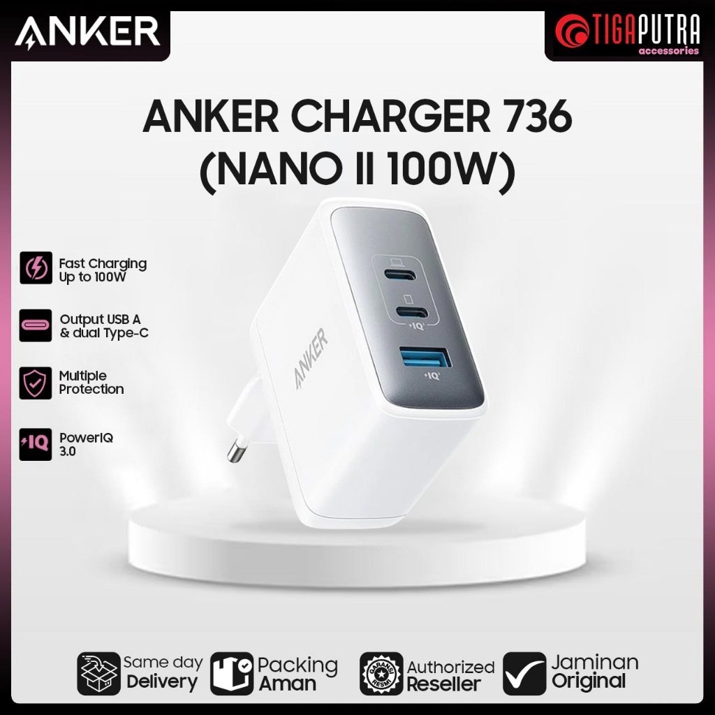 ANKER CHARGER 736 (NANO II 100W) A2145