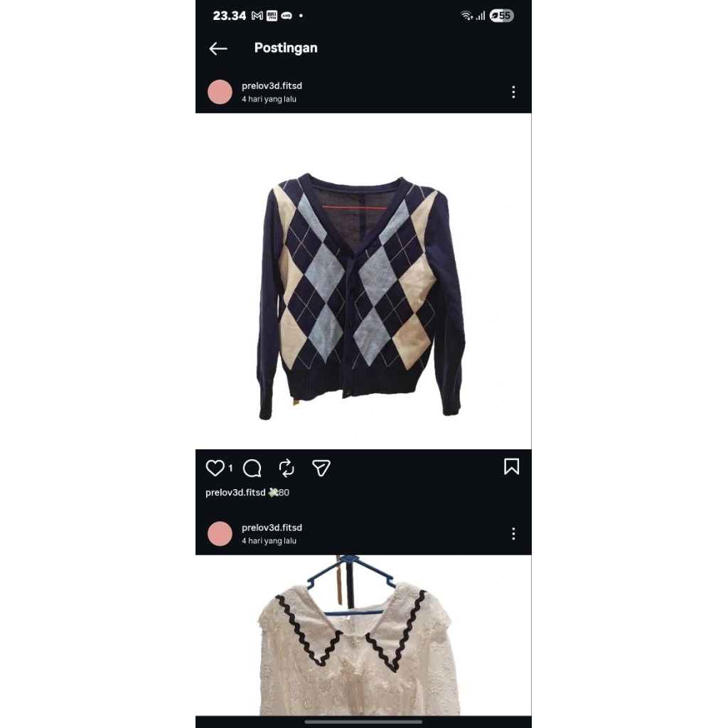 sweater ketupat