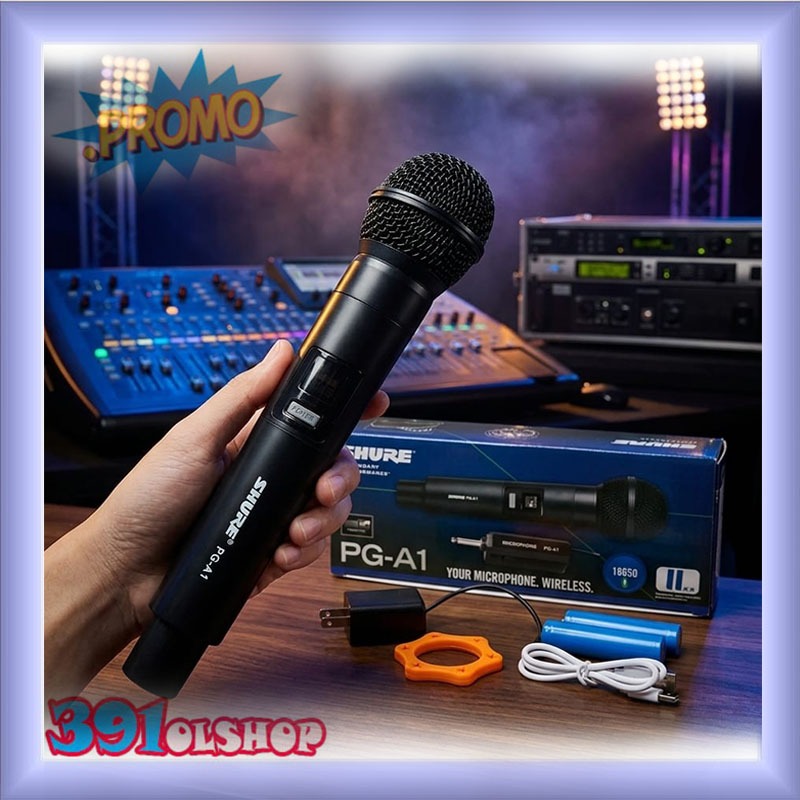 TERLARIS COD MIC Shure PG-A1 Asli – Mic Dinamis Terbaik untuk Live & Karaoke Suara Jernih