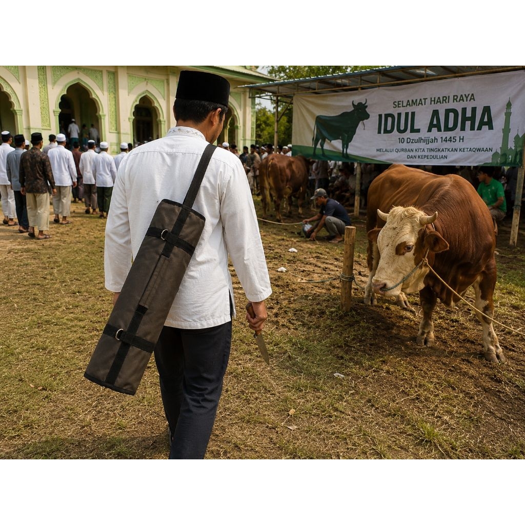 Tas Tempat golok dan pisau sembelih serta lainnya /Rool bag