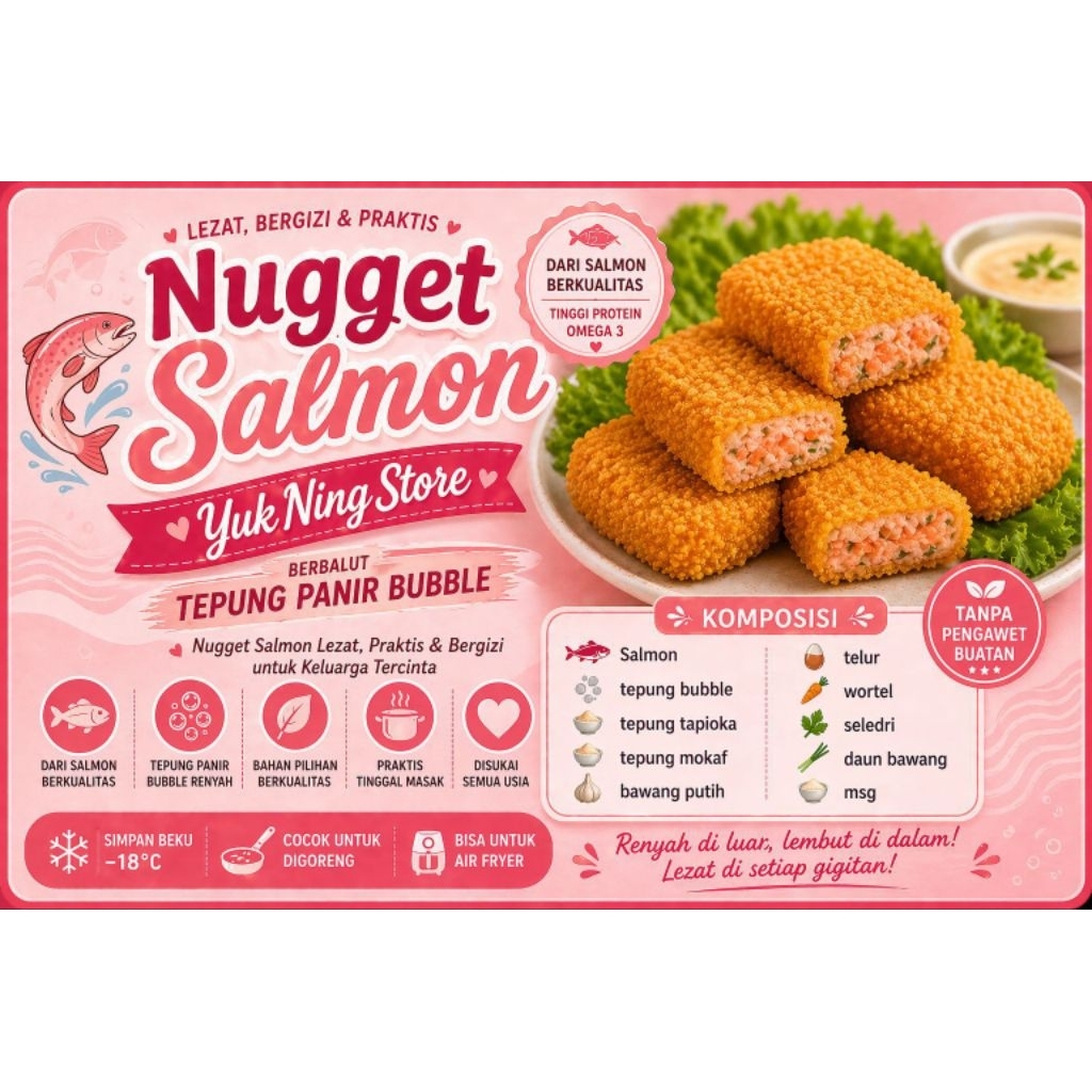 naget salmon by yuk ning group