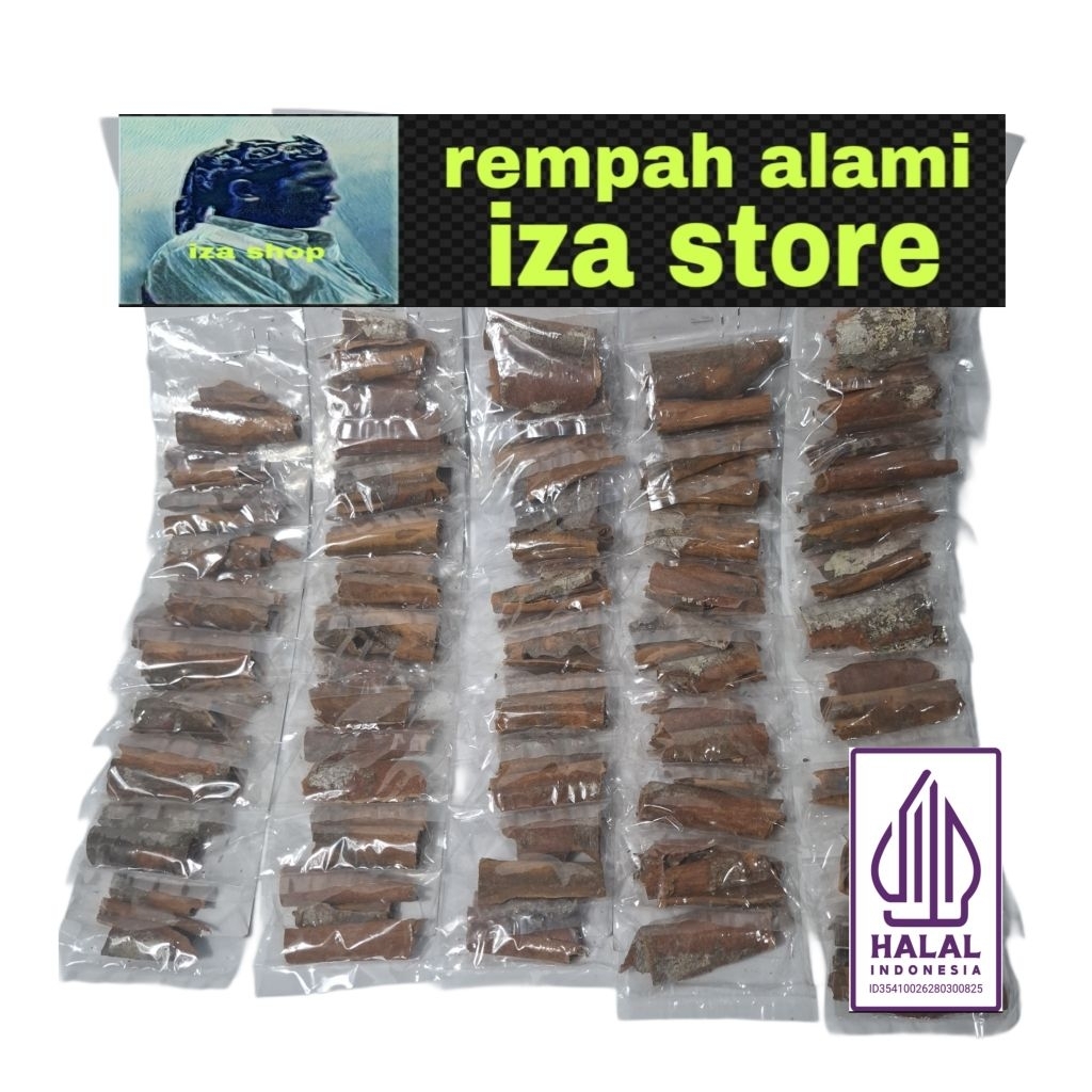 Kayu Manis Rencengan / Rempah Bumbu Dapur Renceng 10pcs