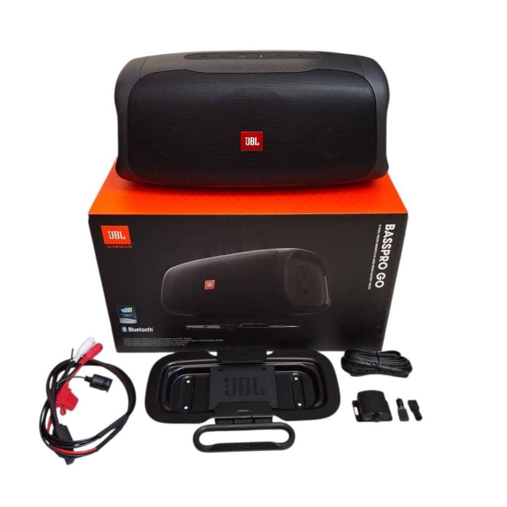 Jbl basspro go portable active subwoofer and bluetooth speaker mobil 6 inch ( bagasi )