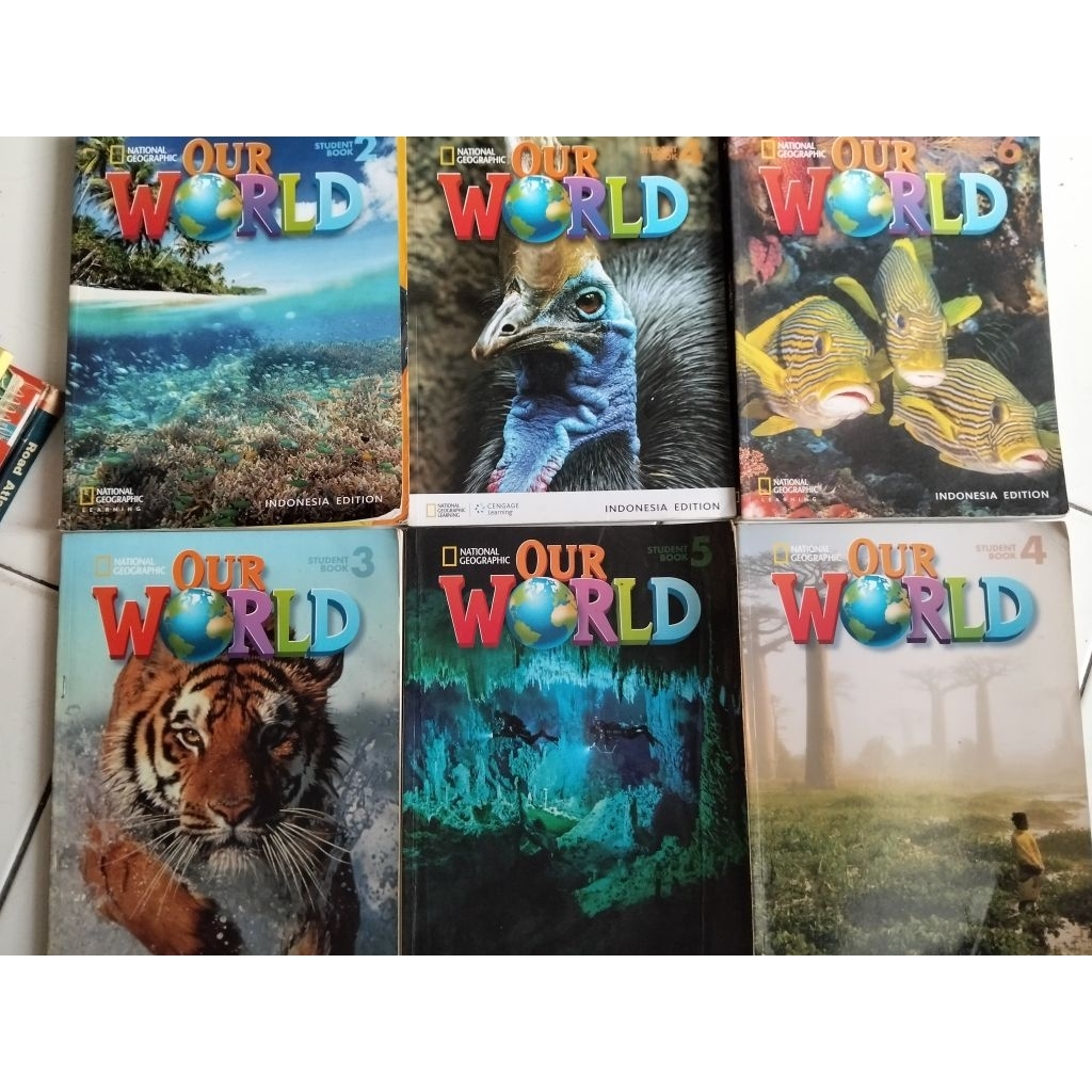 Buku Bekas OUR WORLD Student Book 2, 3, 4, 5, 6 Indonesia Edition