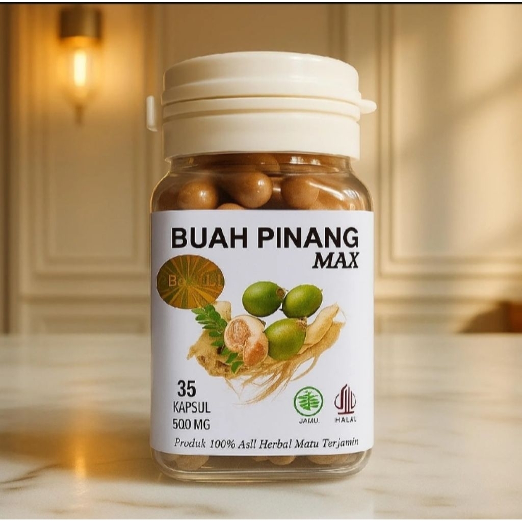 Kapsul Pinang MAX Original - Kapsul Buah Jambe/pinang - Asli Herbal