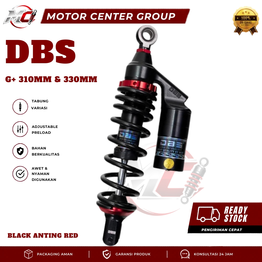 Shockbreker DBS Tabung GPLUS 310mm Dan 330mm Matic/ Shock DBS Mio Beat Vario Spacy Dll