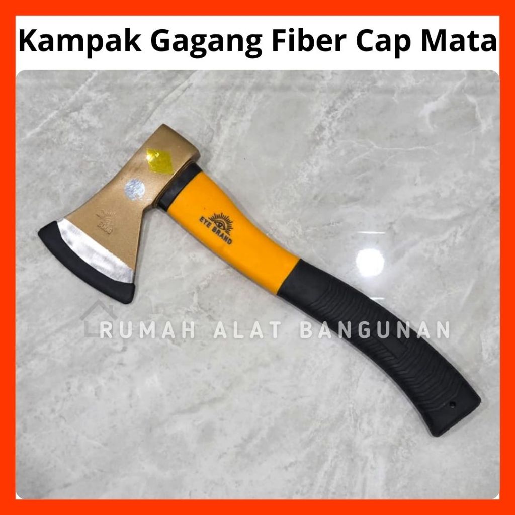 Kapak Kayu Gagang Fiber Cap Mata Kampak Eye Brand 600Gr