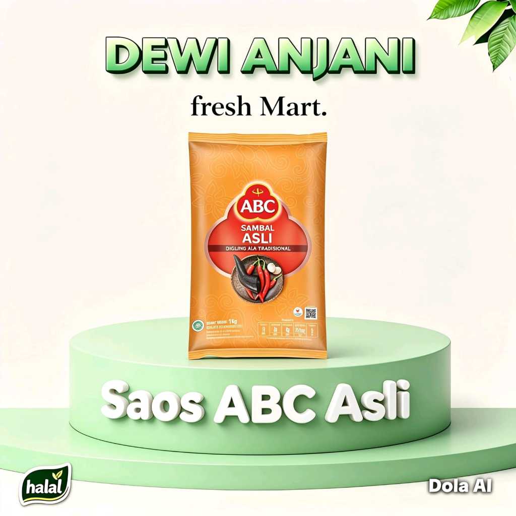 SAOS Sambal Asli ABC 1kg / SAUS