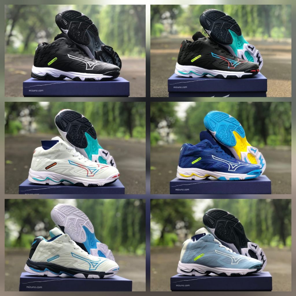 Sepatu Olahraga Volly Mizuno Wlz7 pria/Sepatu Volly Pria/Sepatu Badminton/Sepatu Tenis/Sepatu Lari/S