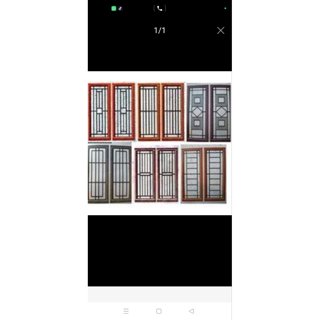 Tralis jendela/pintu tralis set kawat nyamuk