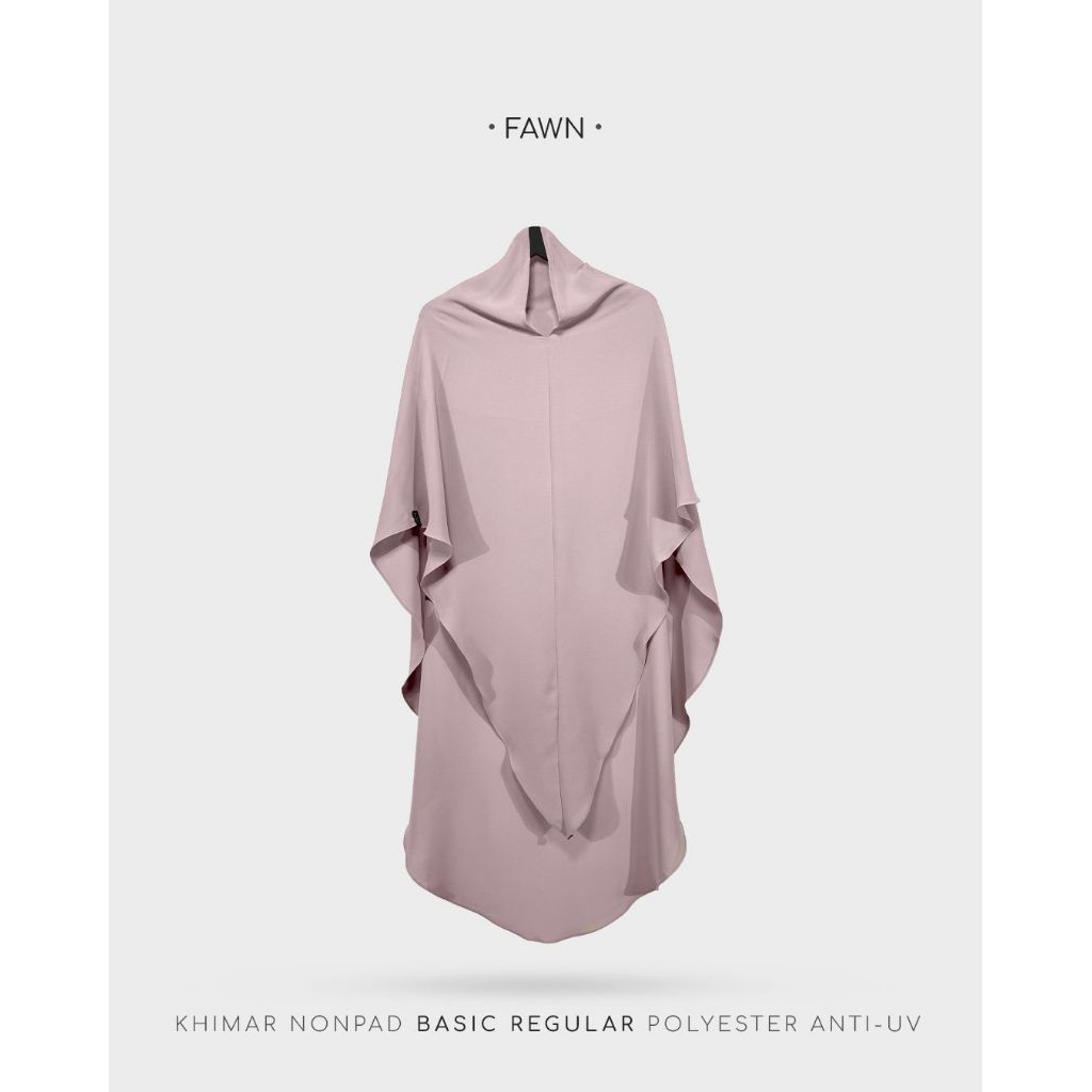 [NWT] Khimar Nonpad Basic Fawn, Driftwood, Zen Brown by aljenna.id
