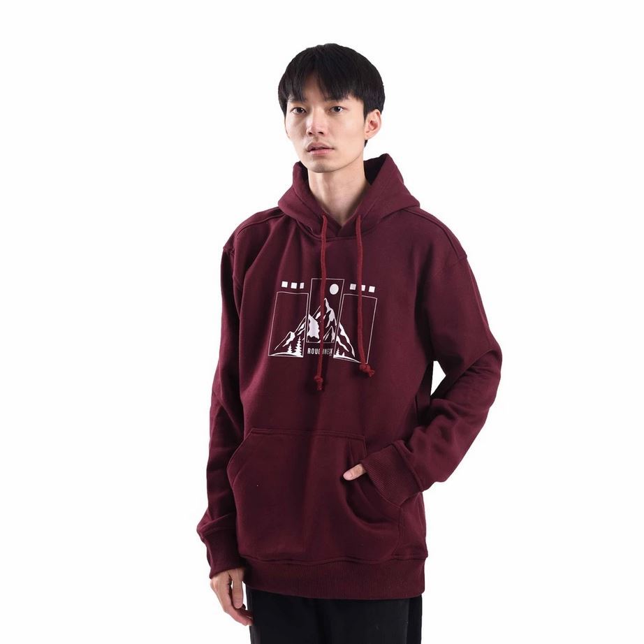 Roughneck H527 Maroon Mountain Hoodie