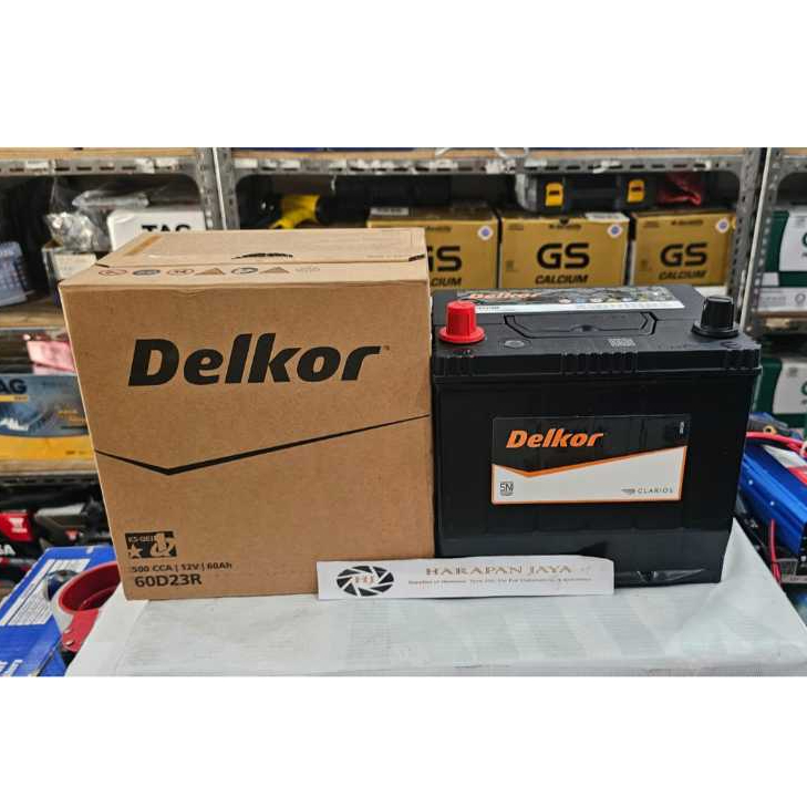 AKI MOBIL DELKOR MF 60D23R / 55D23R / 70D23R (60AH) CCA 500 (KERING)