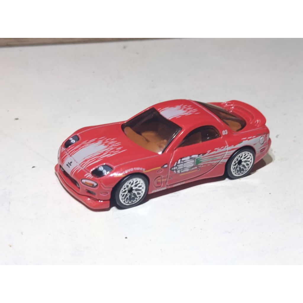 hotwheels premium loose mazda rx7 fast and furious