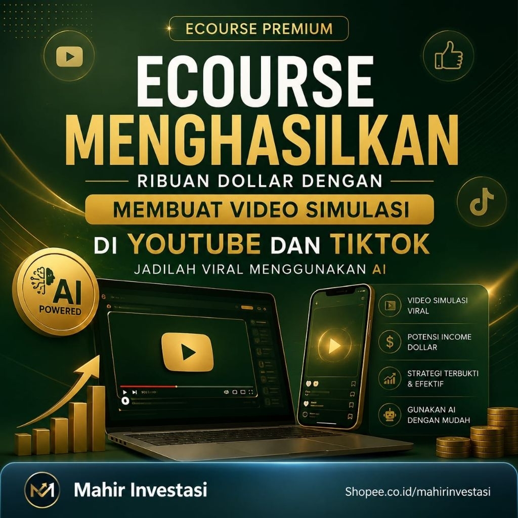 Menghasilkan Ribuan Dollar dengan Membuat Video Simulasi di YOUTUBE dan TIKTOK