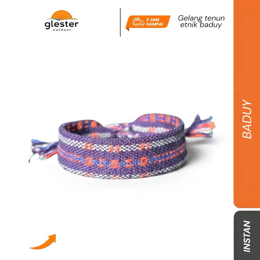 gelang tenun etnik khas baduy / gelang tenun pendaki
