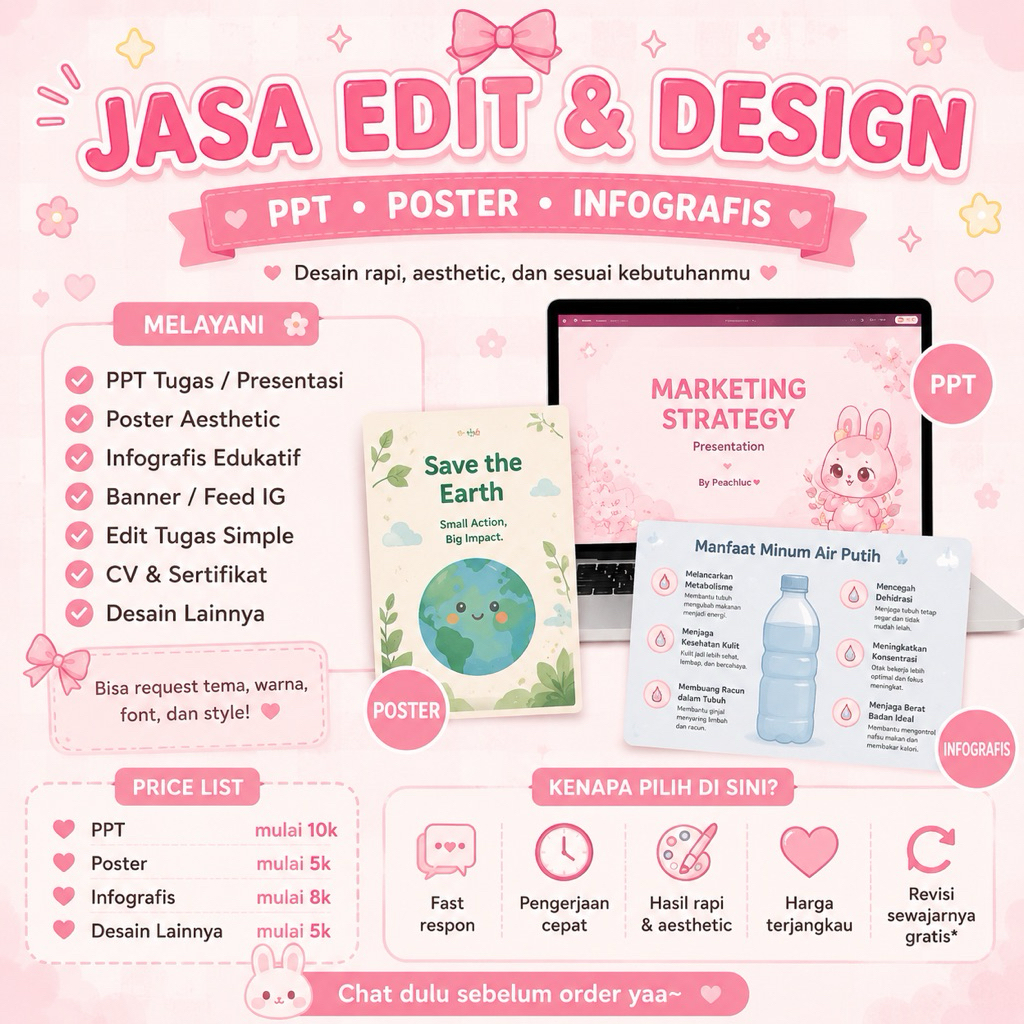 Jasa Design Canva & PPT Pelajar