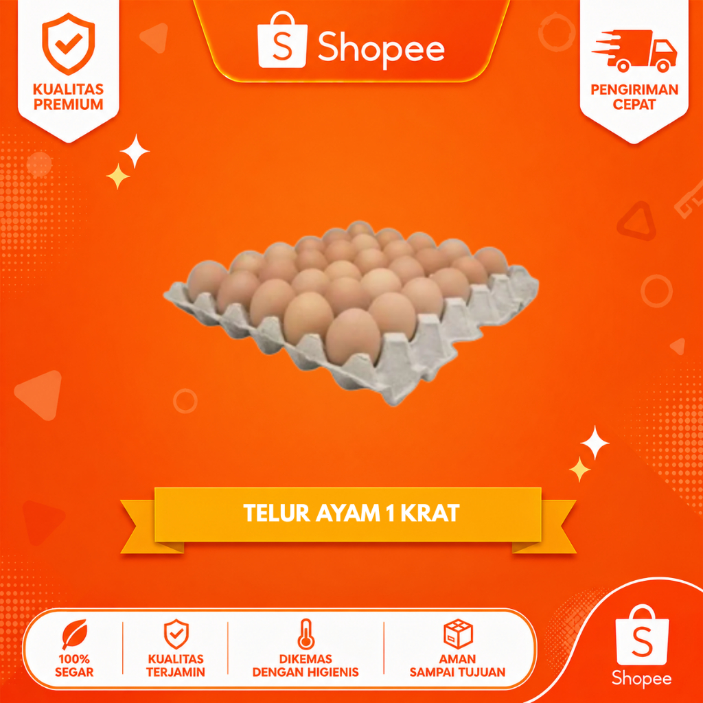 Telur Ayam 1 Krat