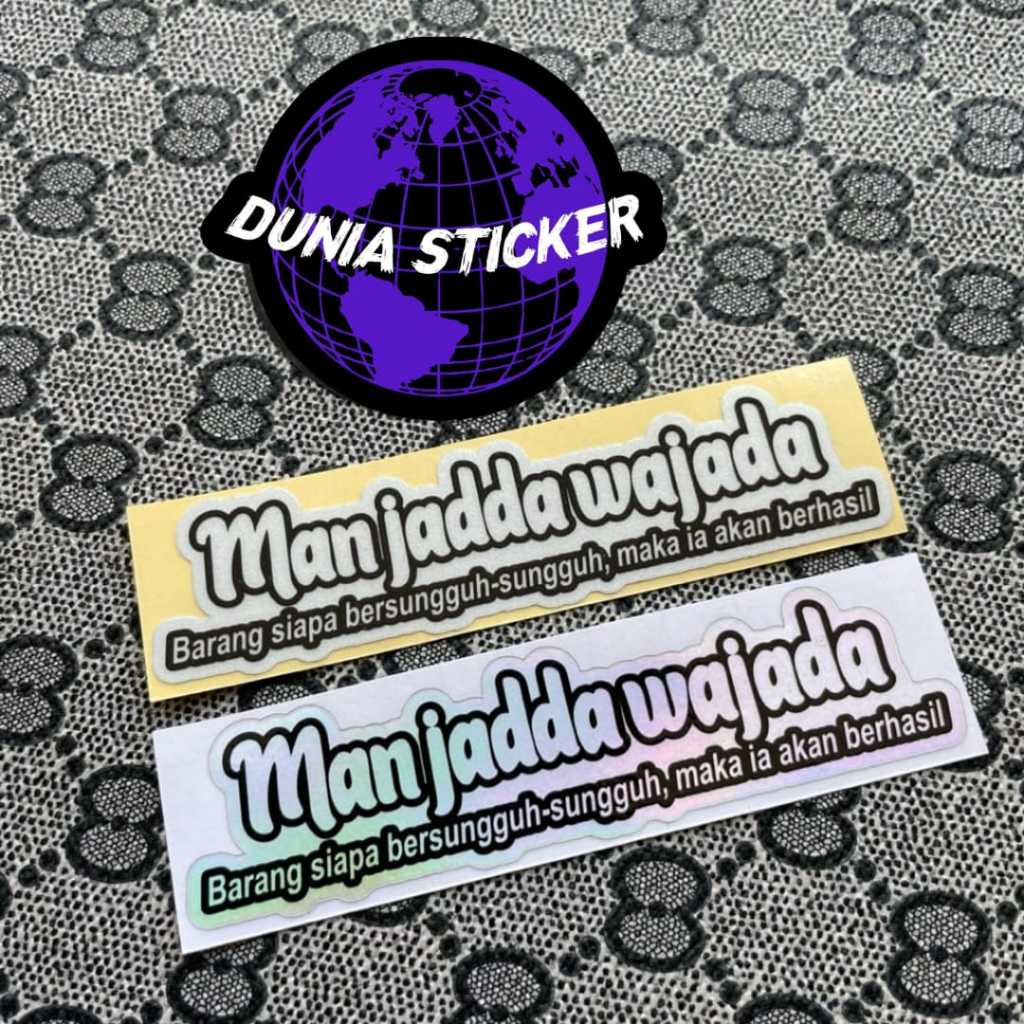 Sticker Stiker Man Jadda Wajada Princutt