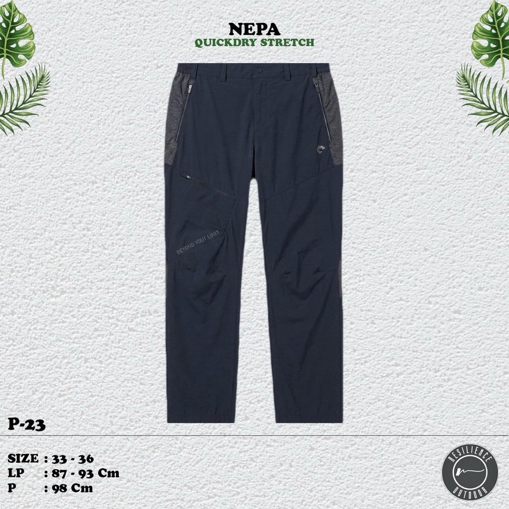 P23 CELANA GUNUNG QUICKDRY STRETCH OUTDOOR HIKING TACTICAL PRIA WANITA NEPA MOTIF PREMIUM SIZE 33 34