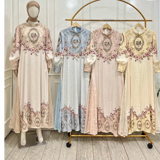 By Susii. id _ SAMEERA GAMIS DRESS MOTIF PRINTING PREMIUM