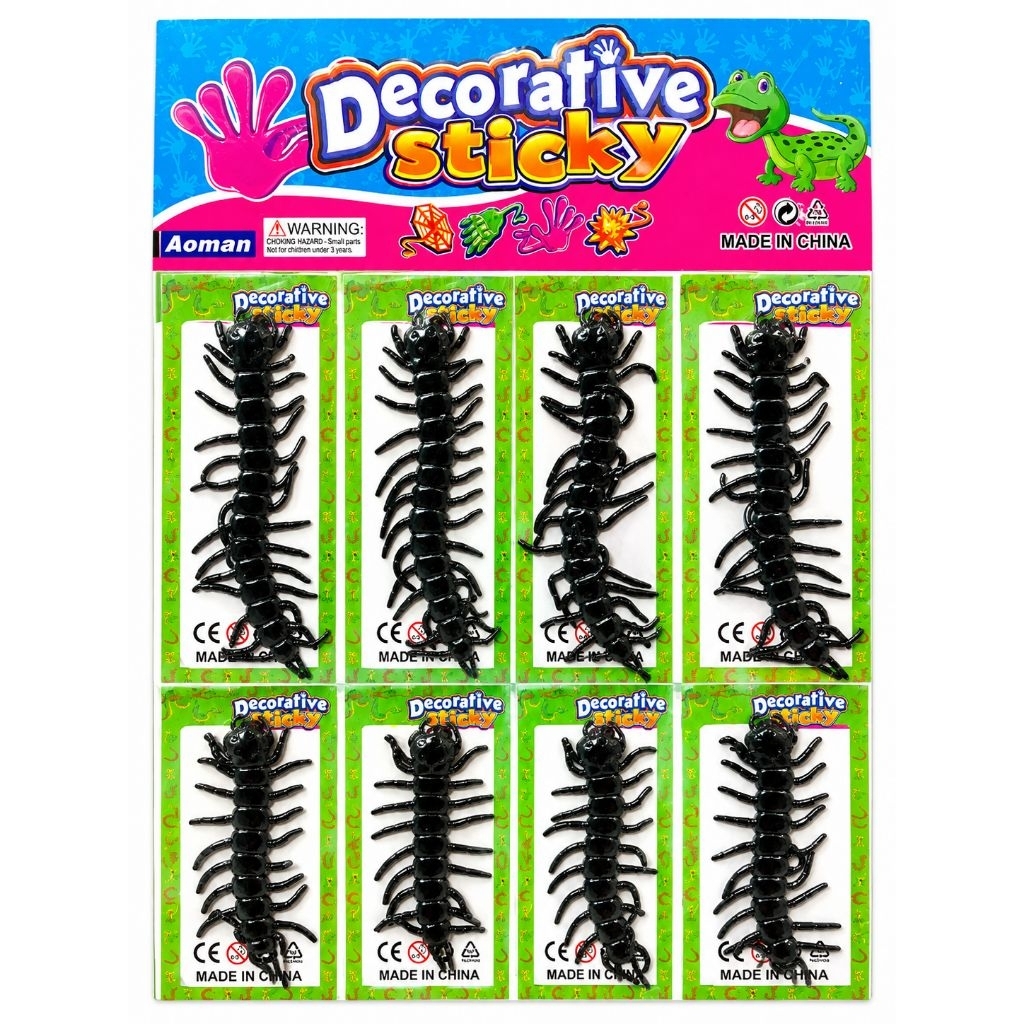 sticky tikus prank / sticky jelli hitam / mainan prank / animal karet
