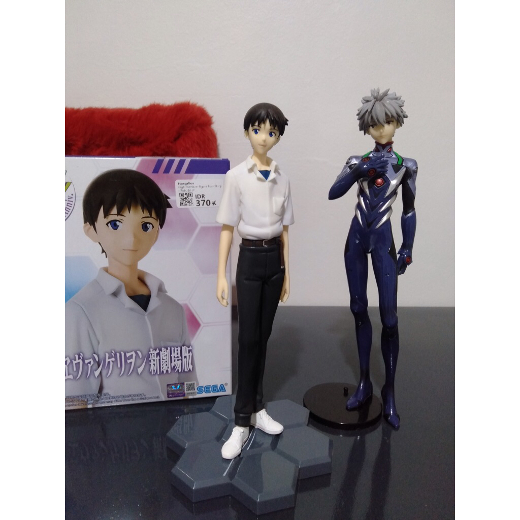 Shinji Evangelion Original Bandai Figure set + Kaworu Nagisa