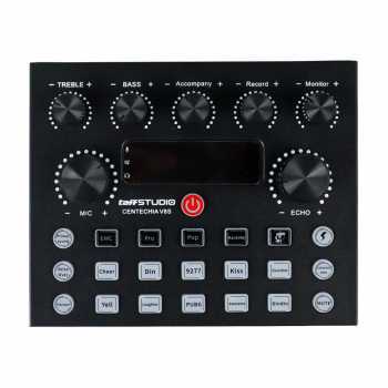 TaffSTUDIO Mixer USB External Sound Card Bluetooth Amplifier - V8S