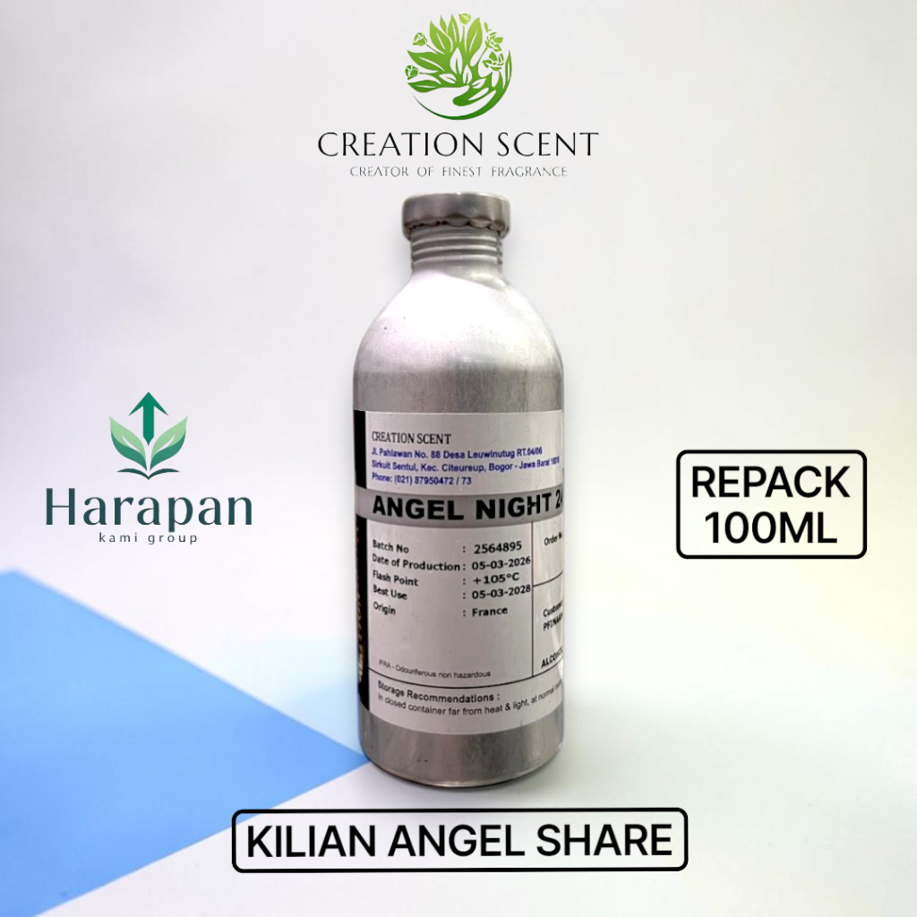 ANGEL NIGHT BIBIT PARFUM KILIAN ANGEL SHARE BY CREATION SCENT REPACK 100ML
