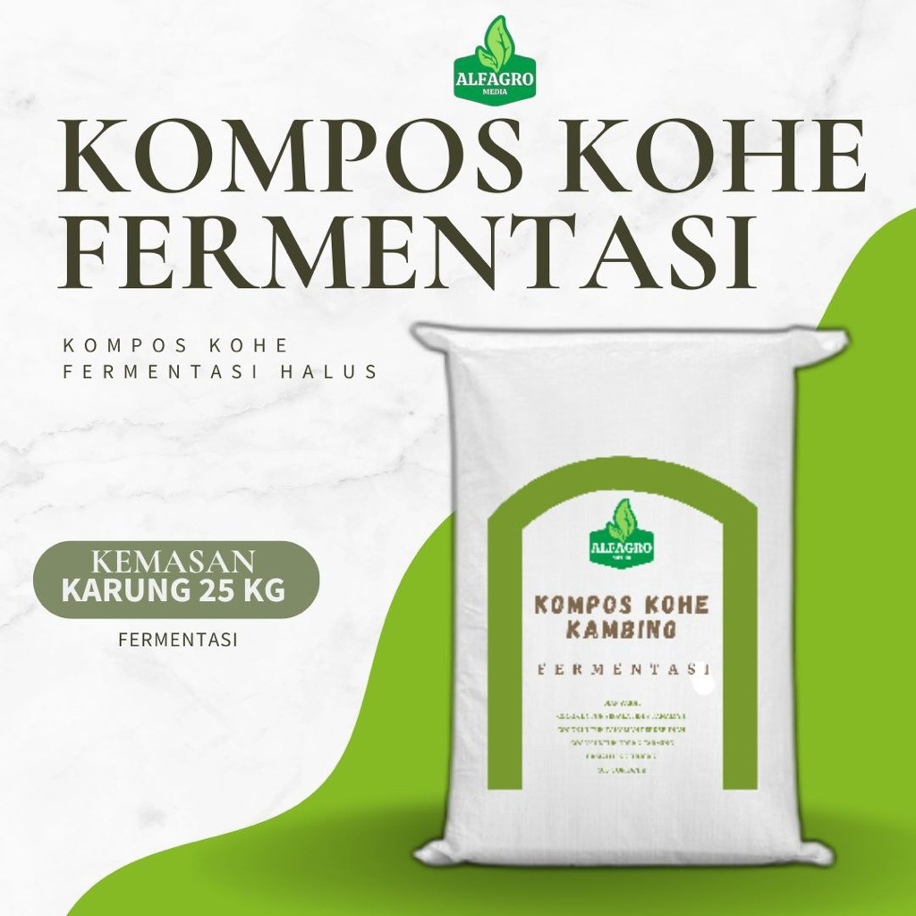 Pupuk Kohe Kambing Fermentasi Kemasan 25kg