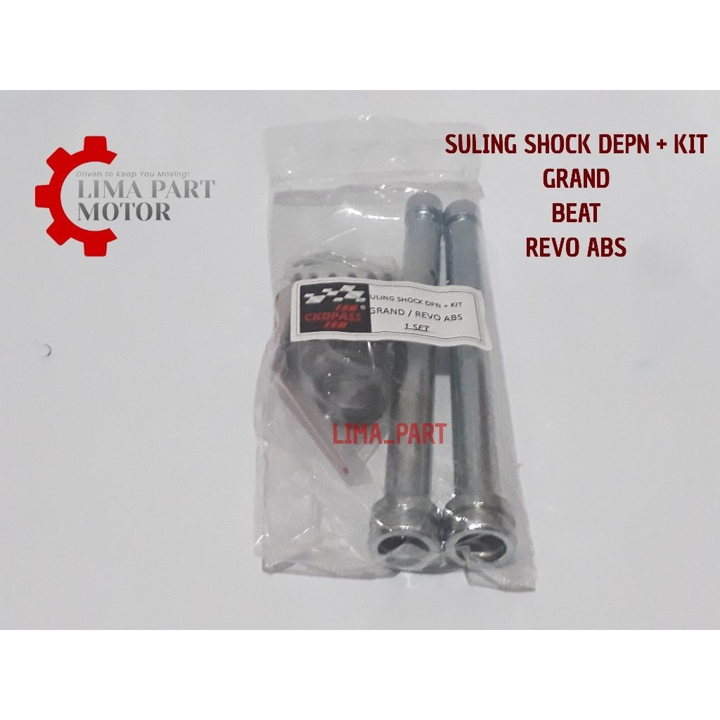 suling sulingan peninggi shock depan assy grand / beat / revo absolute