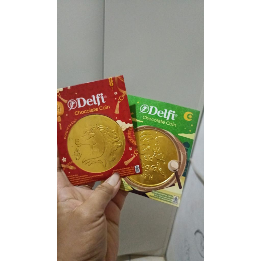 coklat Delfi 25gr kemasan Imlek exp April 2027