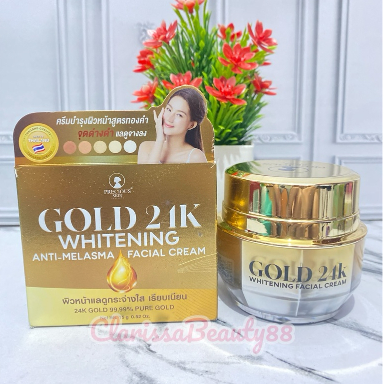 CREAM 24K GOLD WHITENING CREAM GOLD 24K WHITENING / ORIGINAL THAILAND