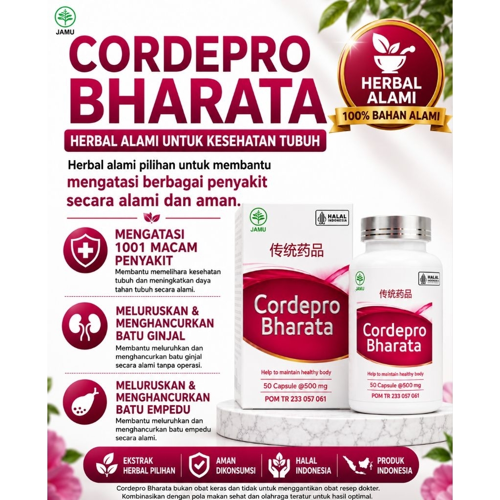 Obat Ginjal Premium - Cordepro Bharata [Membantu Mengembalikan Fungsi Ginjal]
