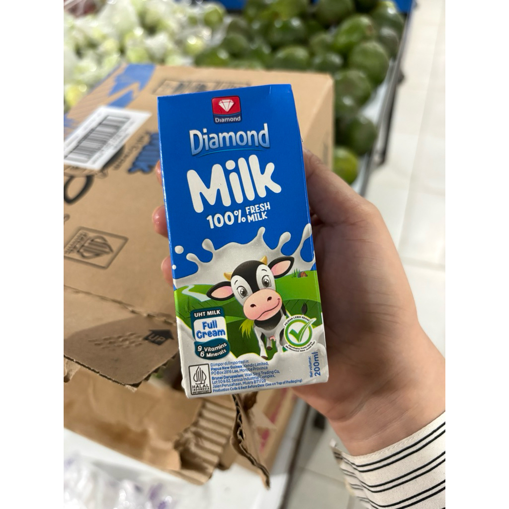 Susu UHT diamond 200ml