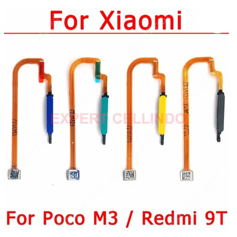 Flexible Sidik Jari Xiaomi Poco M3 - Redmi 9T | Fleksibel Fingerprint Sensor