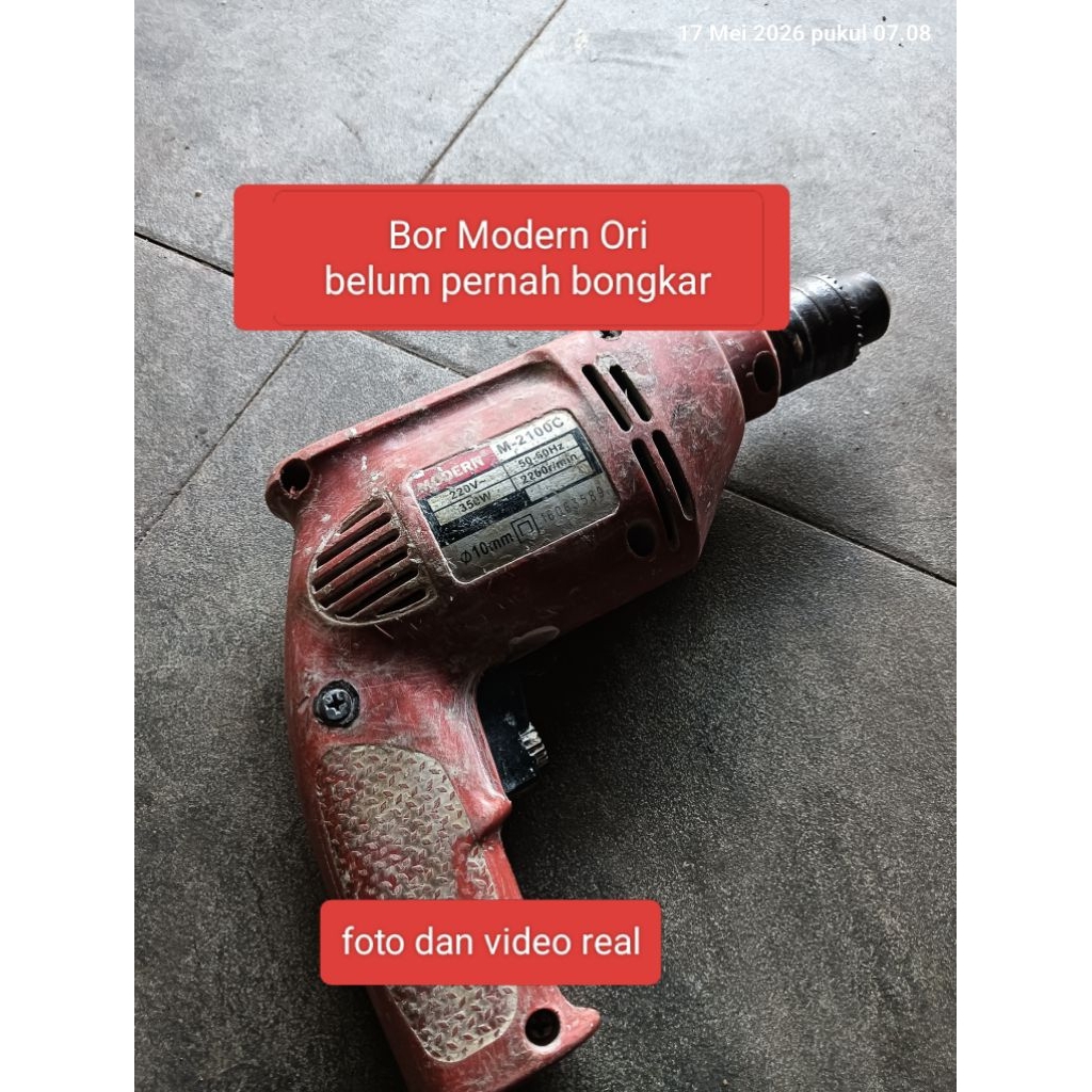 Bor MODERN ORI BEKAS, bukan barang servisan kak
