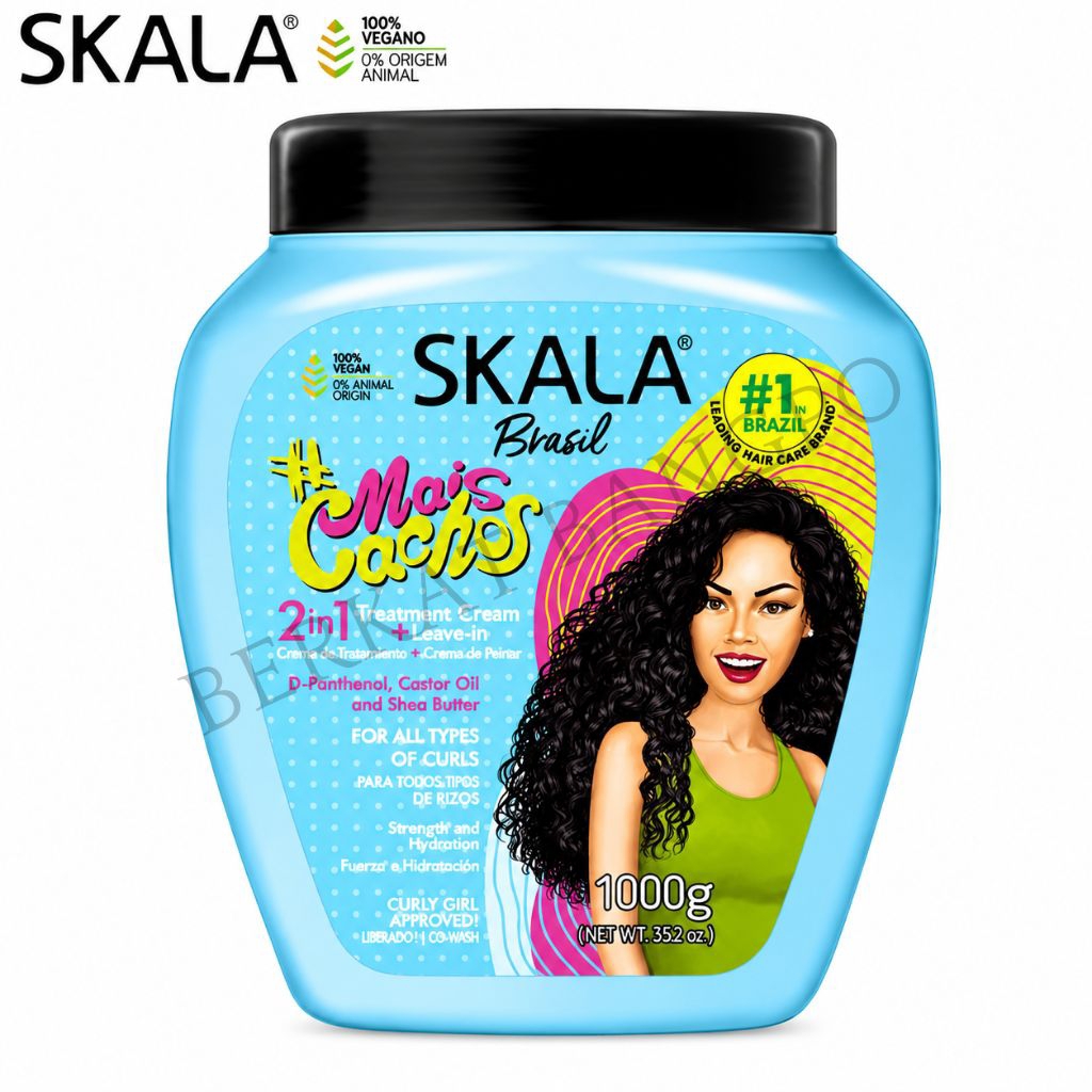 [Ready - Full Size 1kg] - SKALA Brazil Mais Cachos 2in1 1000gr ORIGINAL FULL SIZE | BUKAN Sharing Ja