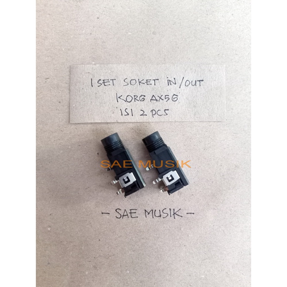 Soket kontra jack Korg AX5G in out isi 2pcs