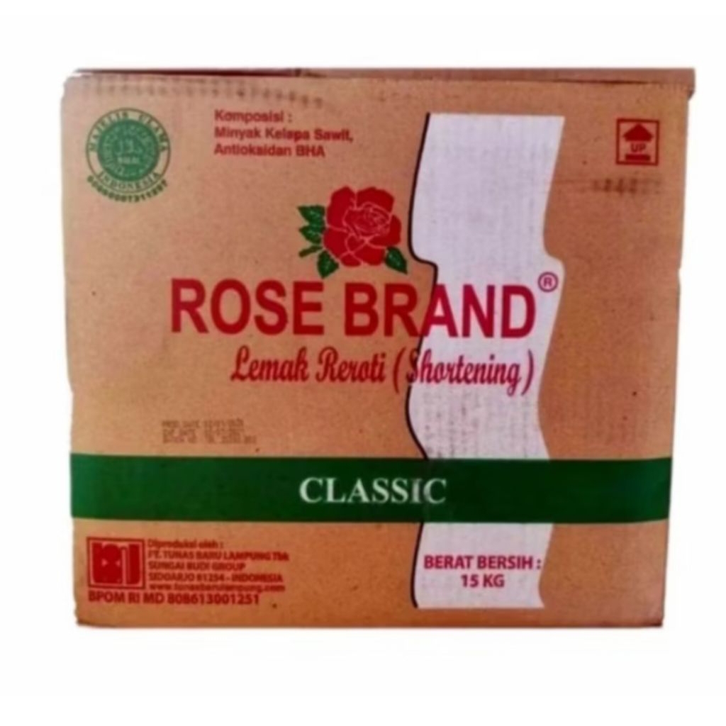 Margarin Serbaguna Rose Brand 15kg - Lemak Tak Jenuh, Aroma Khas, Serbaguna