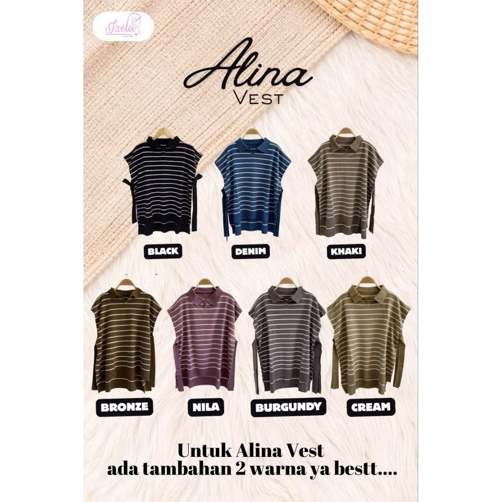 Alina Rajut VEST by @izeta.daily