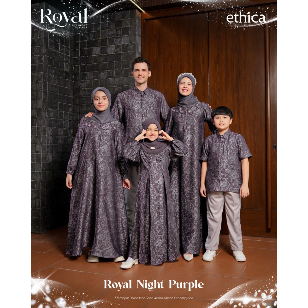 ETHICA ROYAL KAGUMI NIGHT PURPLE SARIMBIT KELUARGA ETHICA SARIMBIT KEKINIAN KELUARGA SARIMBIT KELUAR