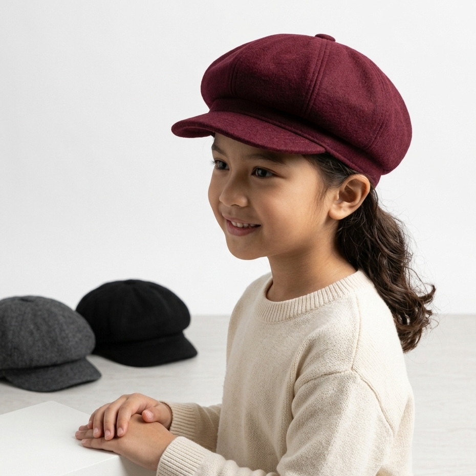 Topi baret topi pet kids apolo mario newsboy cap terlengkap elegan