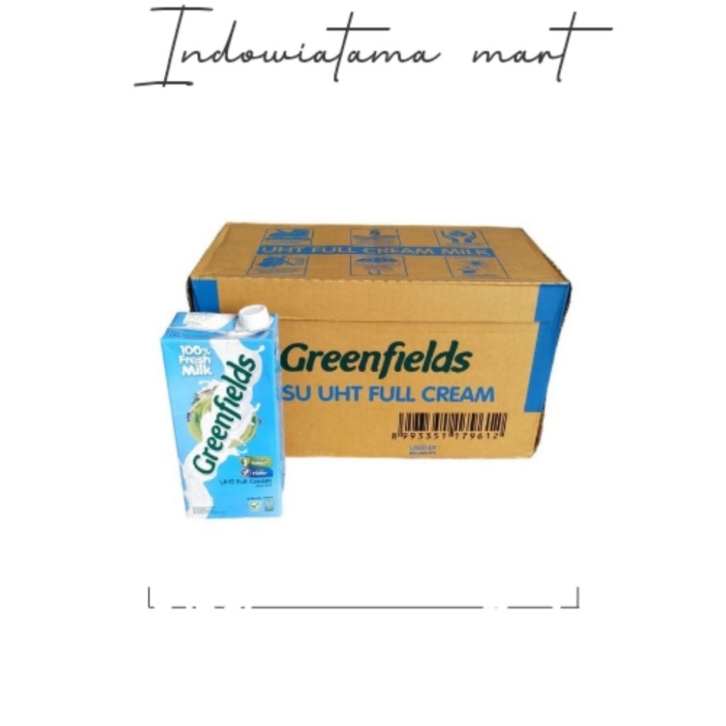 GREENFIELDS UHT FULL CRIM 950ml KARTON