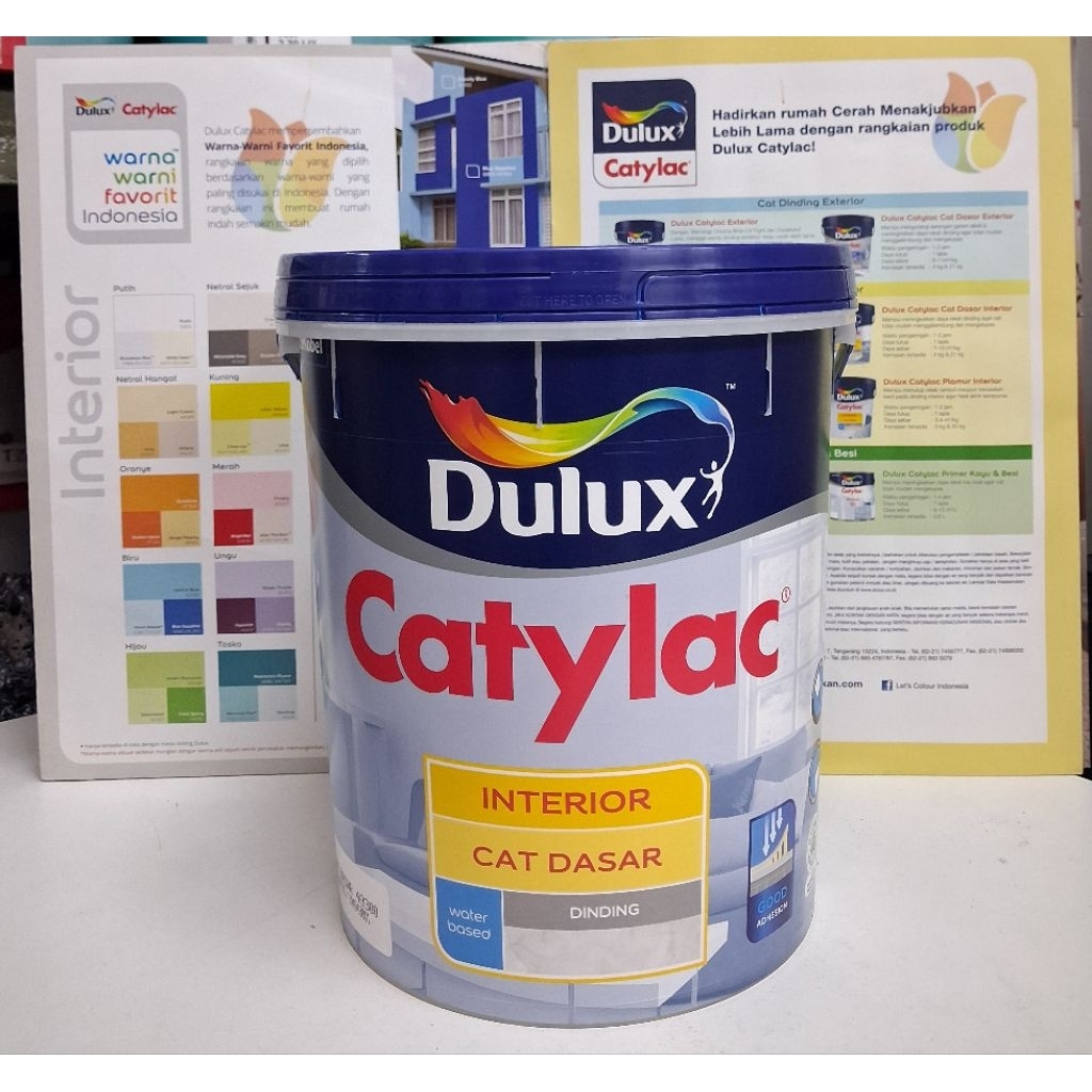 CAT TEMBOK DASAR DALAM /CAT TEMBOK DASAR INTERIOR/CAT PRIMER INTERIOR/CAT DASAR  DULUX CATYLAC INTER
